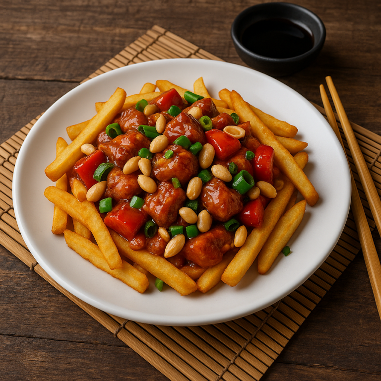 Sizzling Street-Style Kung Pao Fries