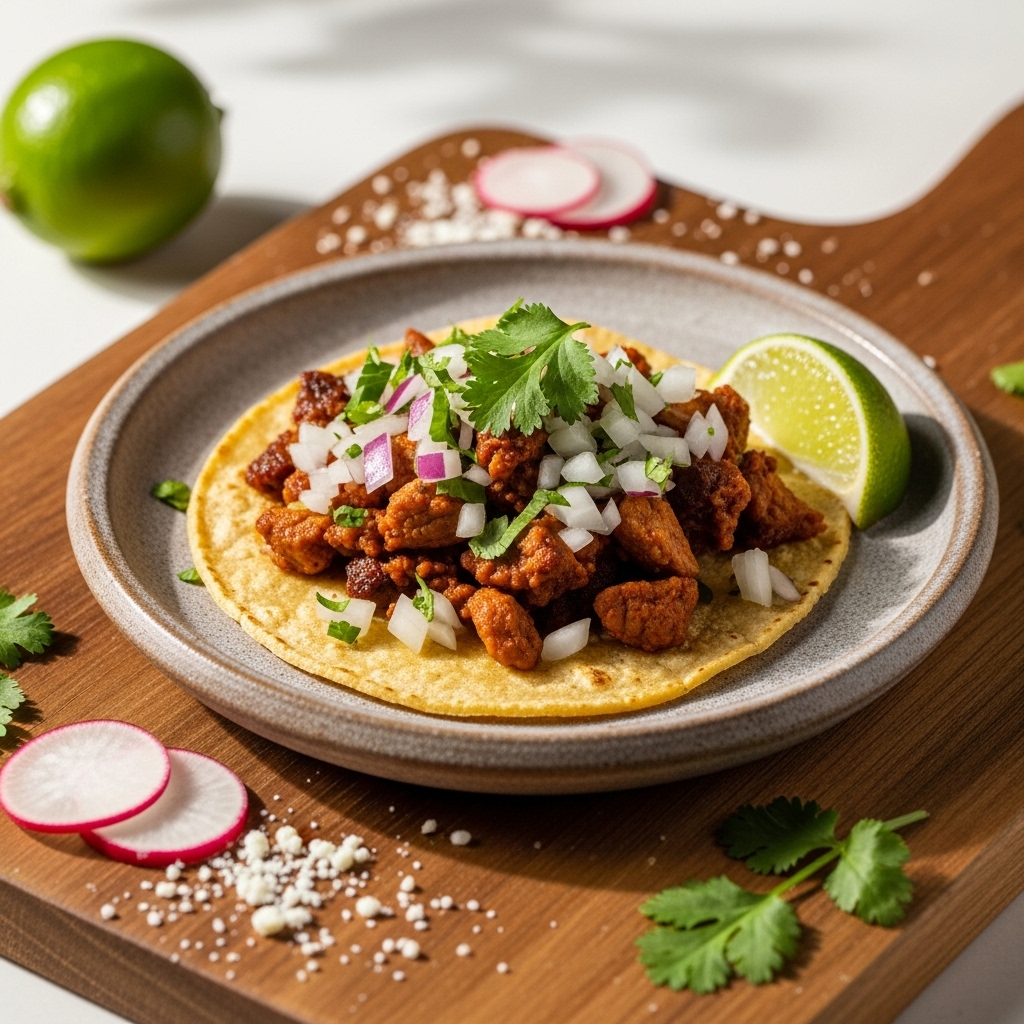 Sizzling Street Taco Truck Carnitas