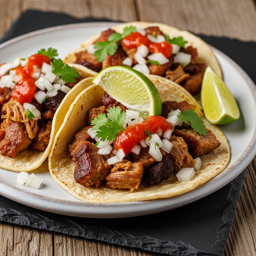 Sizzling Street Tacos Carnitas