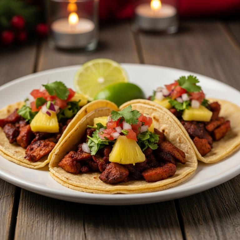 Sizzling Street Tacos al Pastor