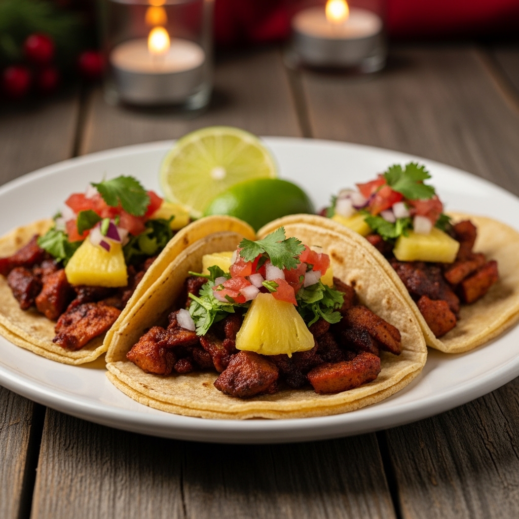 Sizzling Street Tacos al Pastor