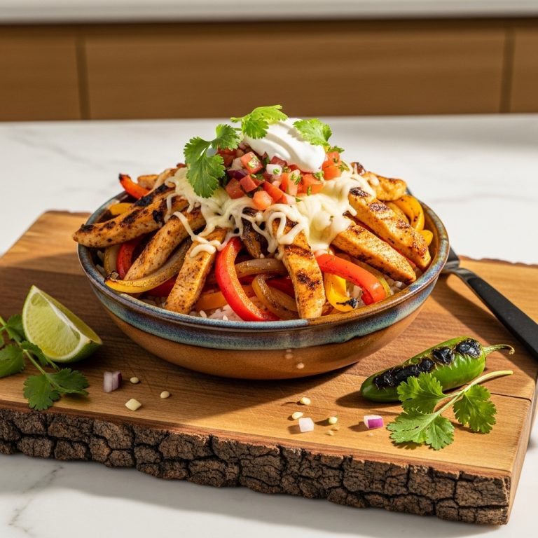 Sizzling Tex-Mex Fajita Fiesta Bowl