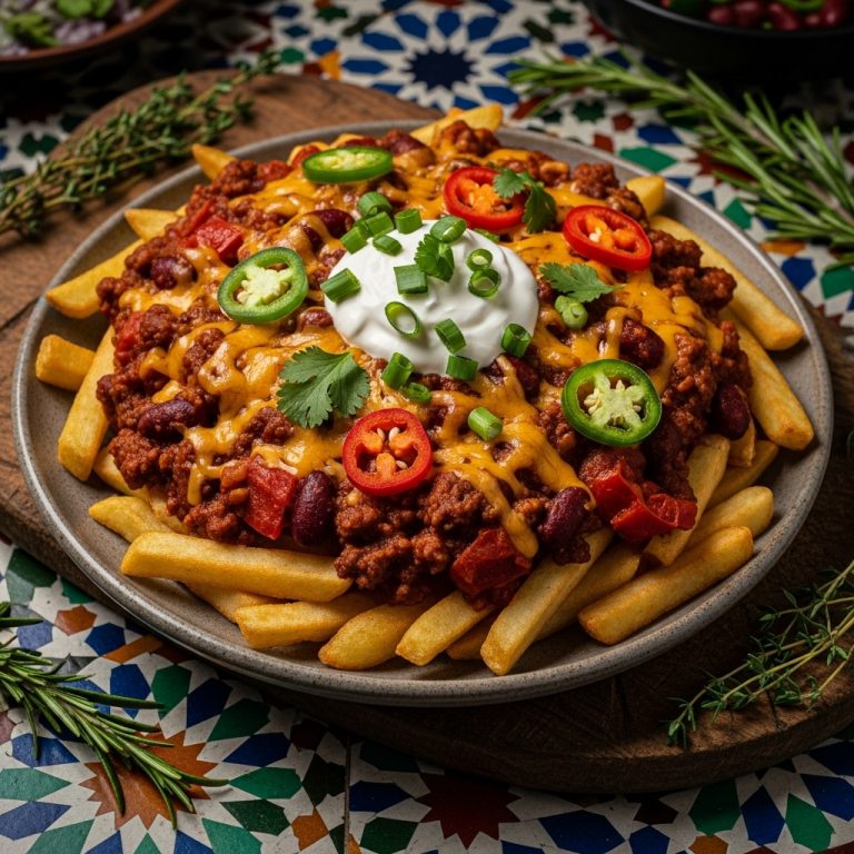 Sizzling Texas Chili Cheese Fries