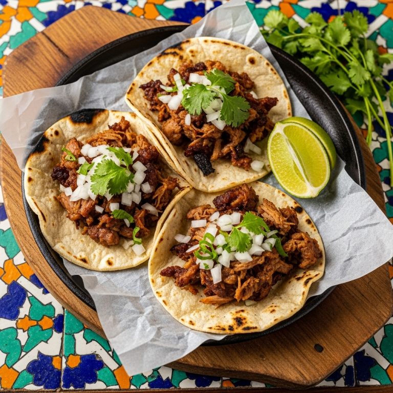 Sizzling Texas Street Fair Carnitas Tacos