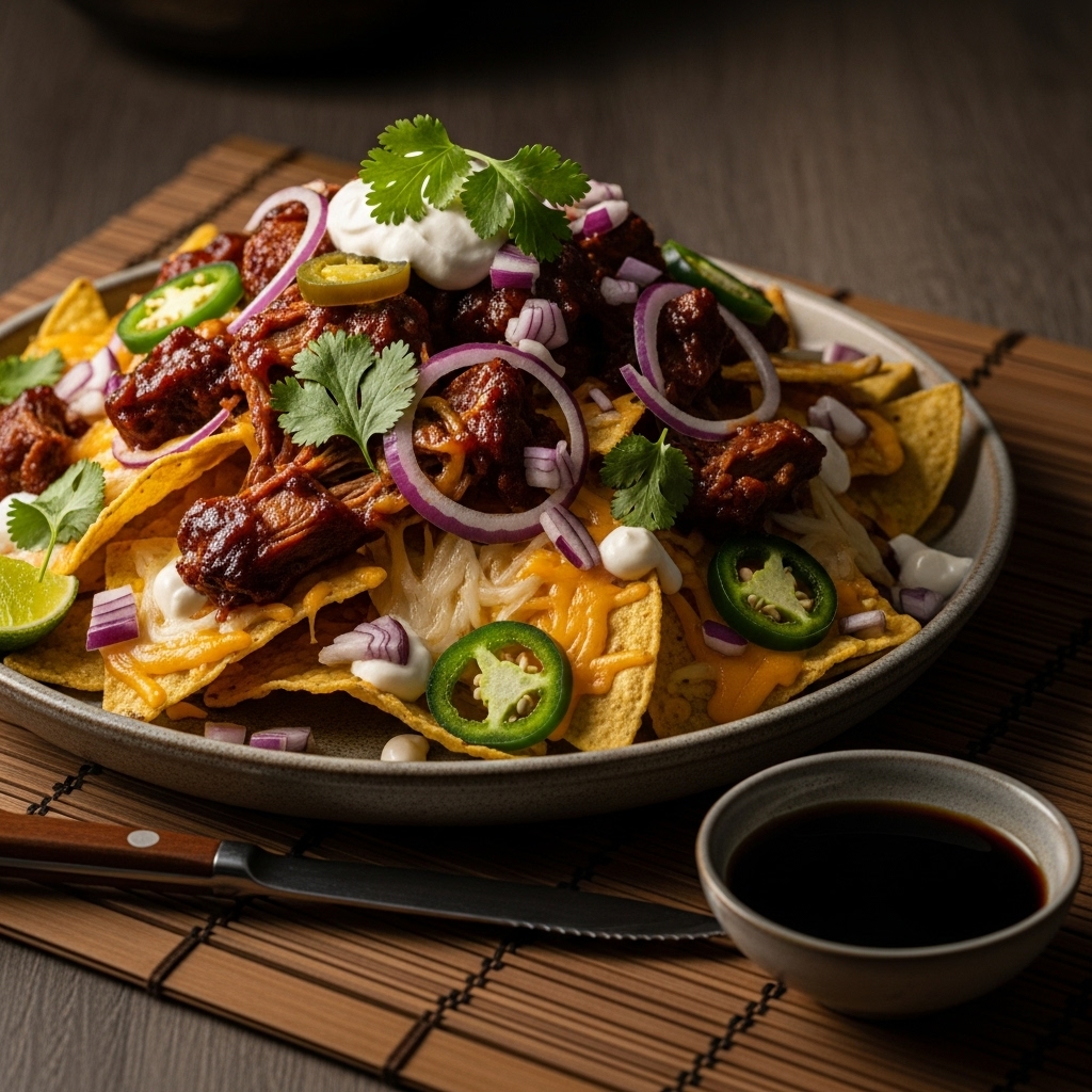 Smoky BBQ Carnitas Nachos