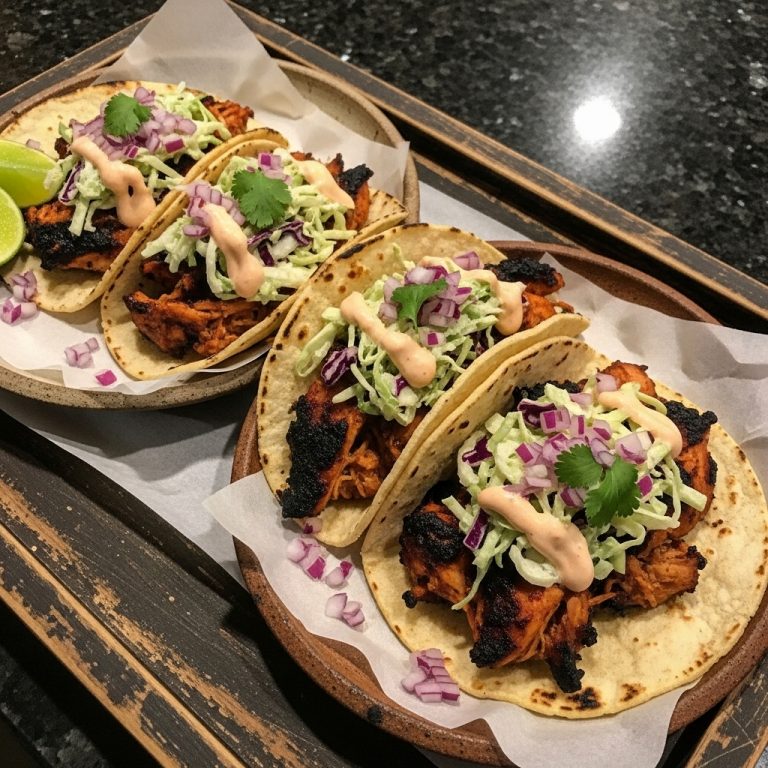 Smoky BBQ Chicken Street Tacos