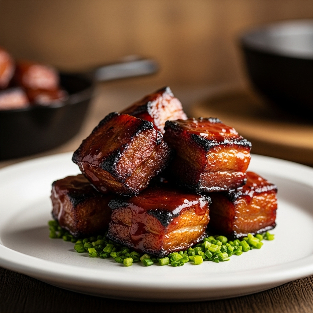 Smoky BBQ Pork Belly Bites