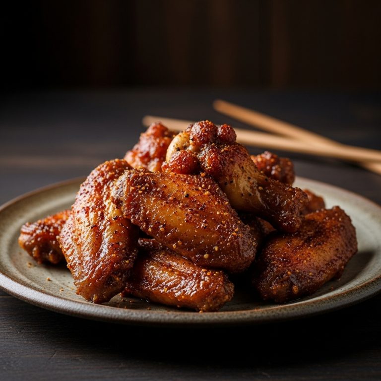 Smoky Bourbon BBQ Chicken Wings with Sweet & Spicy Dry Rub