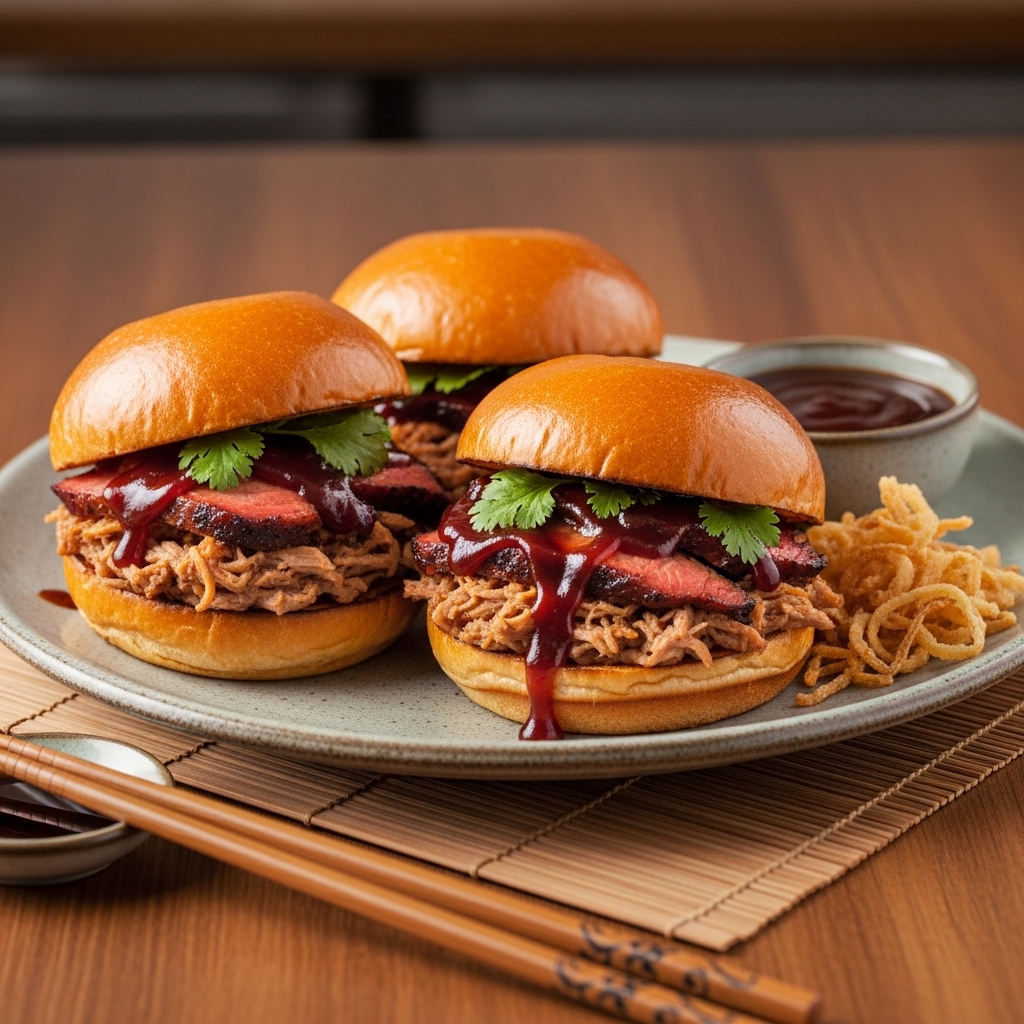 Smoky Bourbon BBQ Pulled Pork Sandwiches