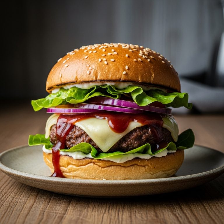 Smoky Carolina Reverse BBQ Burger