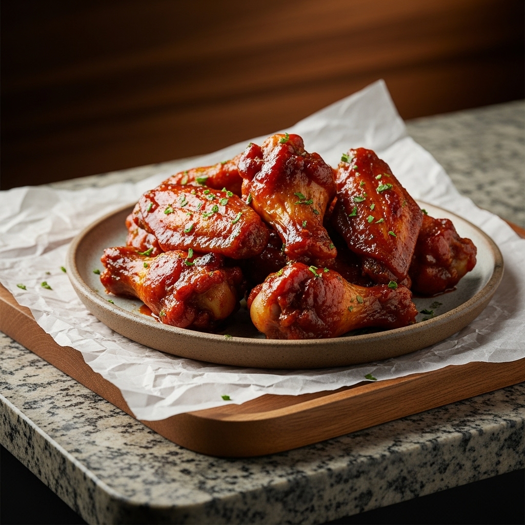 Smoky Carolina Reverse BBQ Chicken Wings