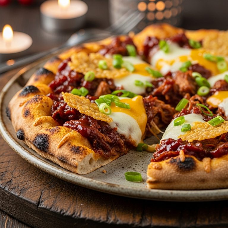 Smoky Carolina Reverse BBQ Pizza
