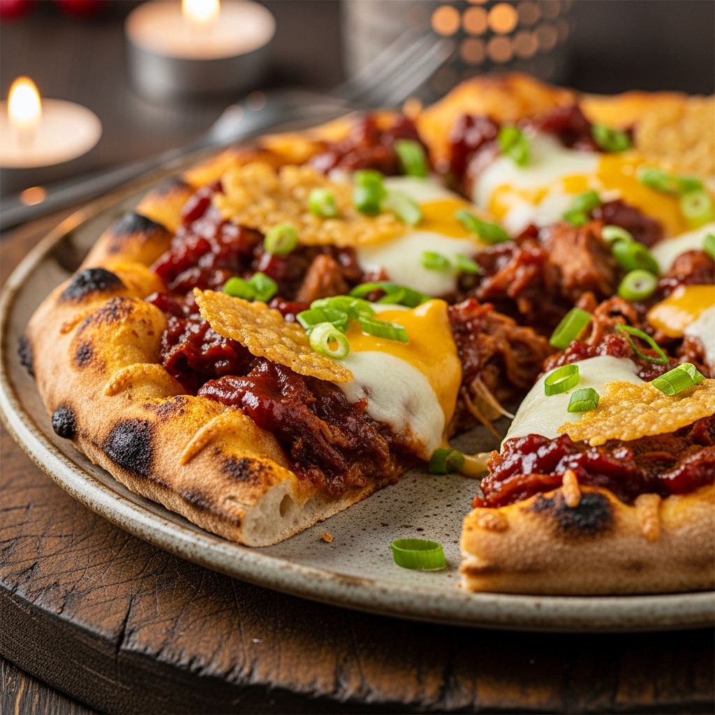 Smoky Carolina Reverse BBQ Pizza