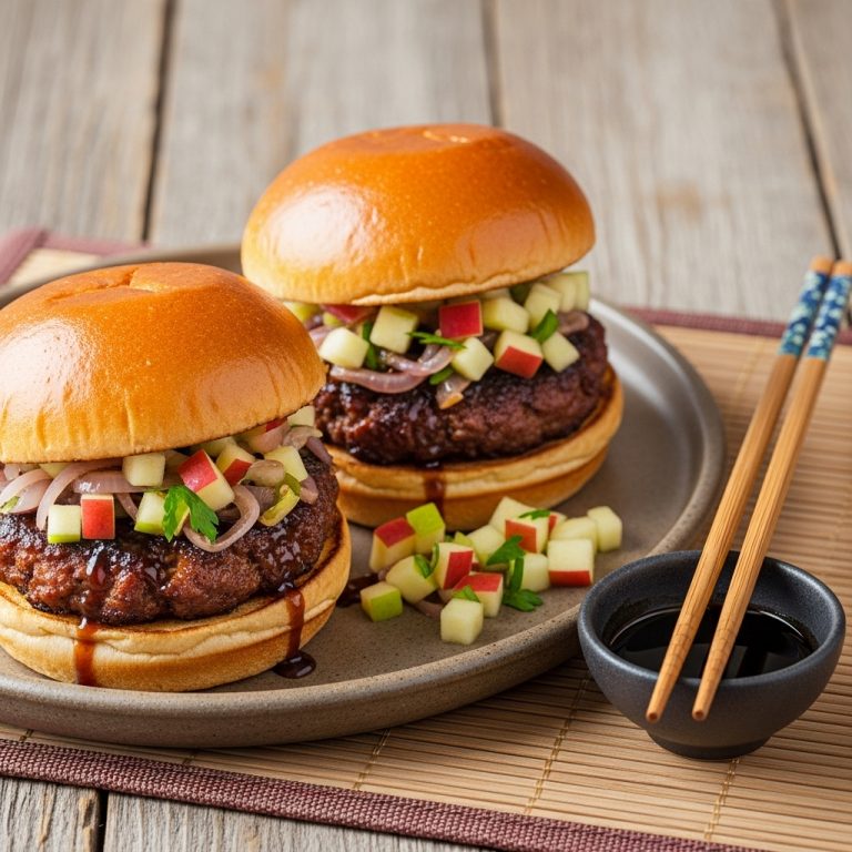 Smoky Carolina Sliders with Apple-Onion Relish