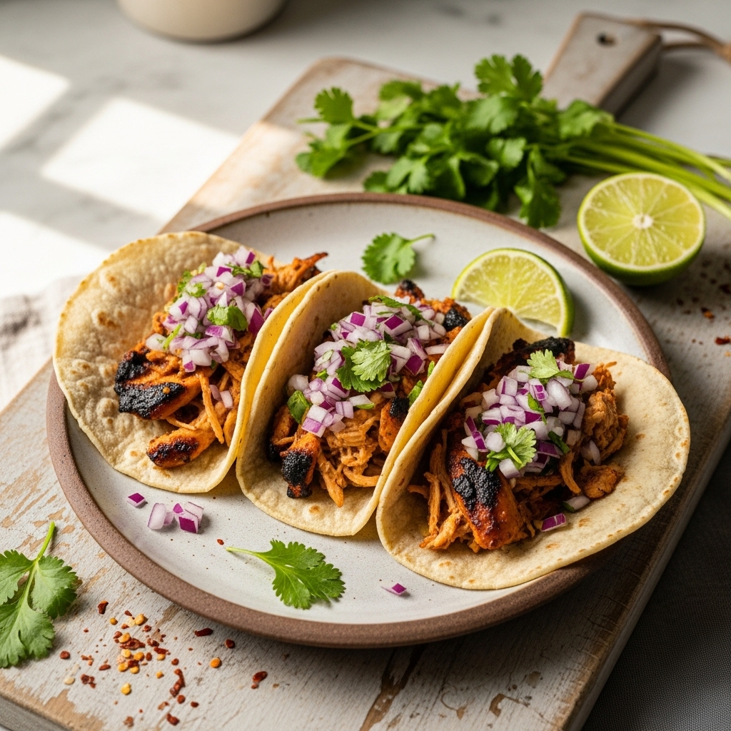 Smoky Chicken Street Tacos
