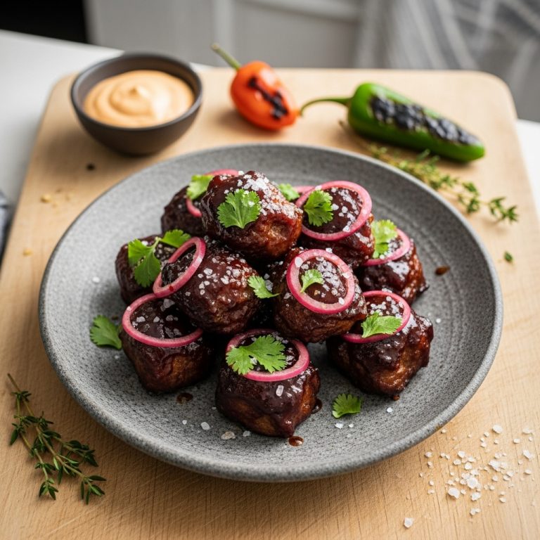Smoky Chipotle BBQ Brisket Bites