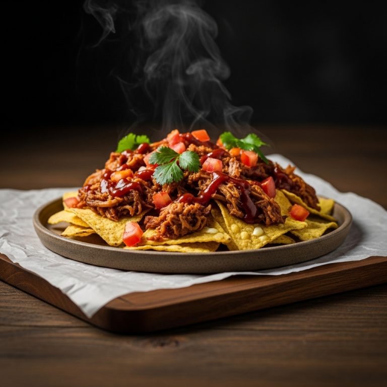 Smoky Chipotle BBQ Pulled Pork Nachos