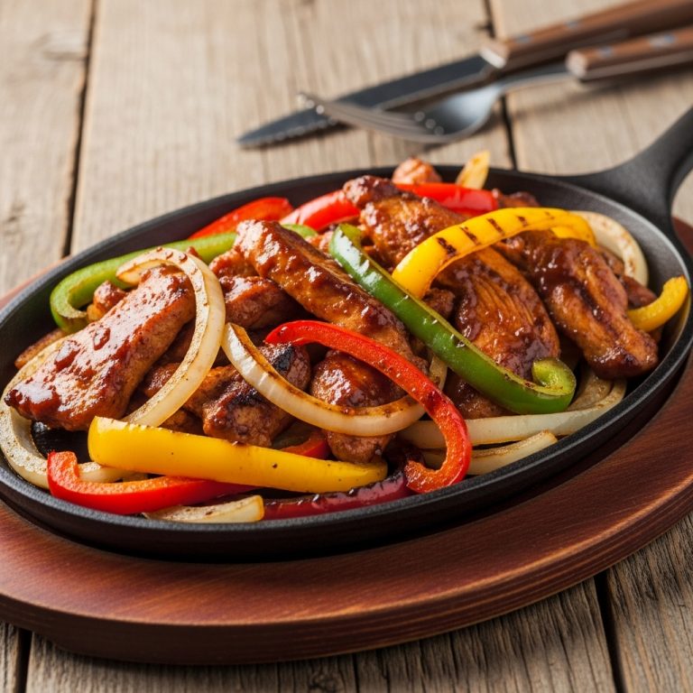 Smoky Chipotle BBQ Tex-Mex Fajita Skillet