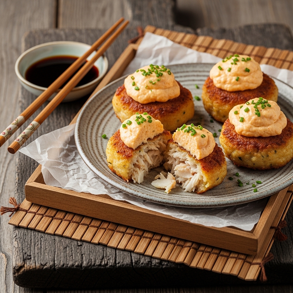 Smoky Deviled Crab Cakes