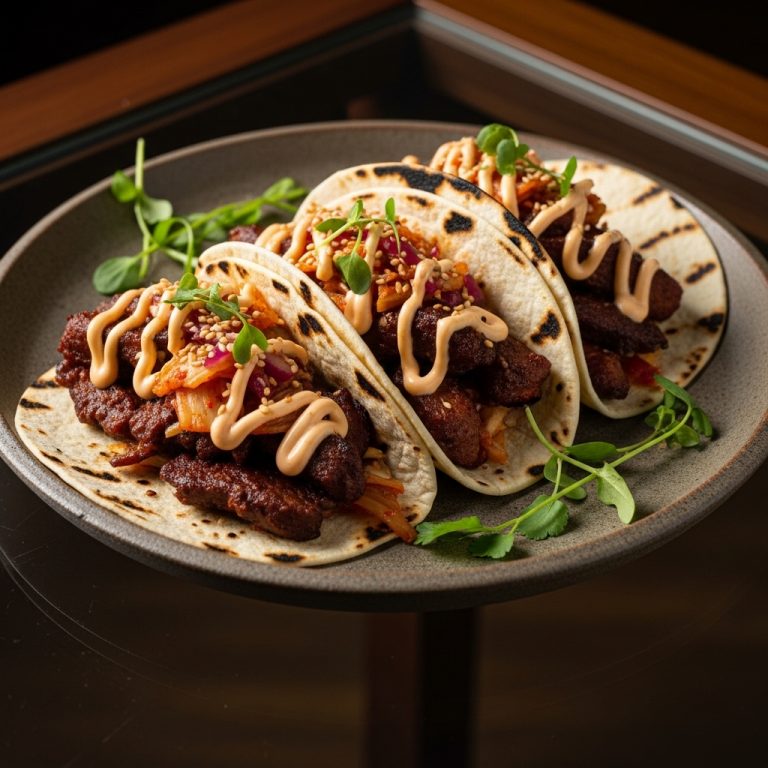 Smoky Korean BBQ Street Tacos