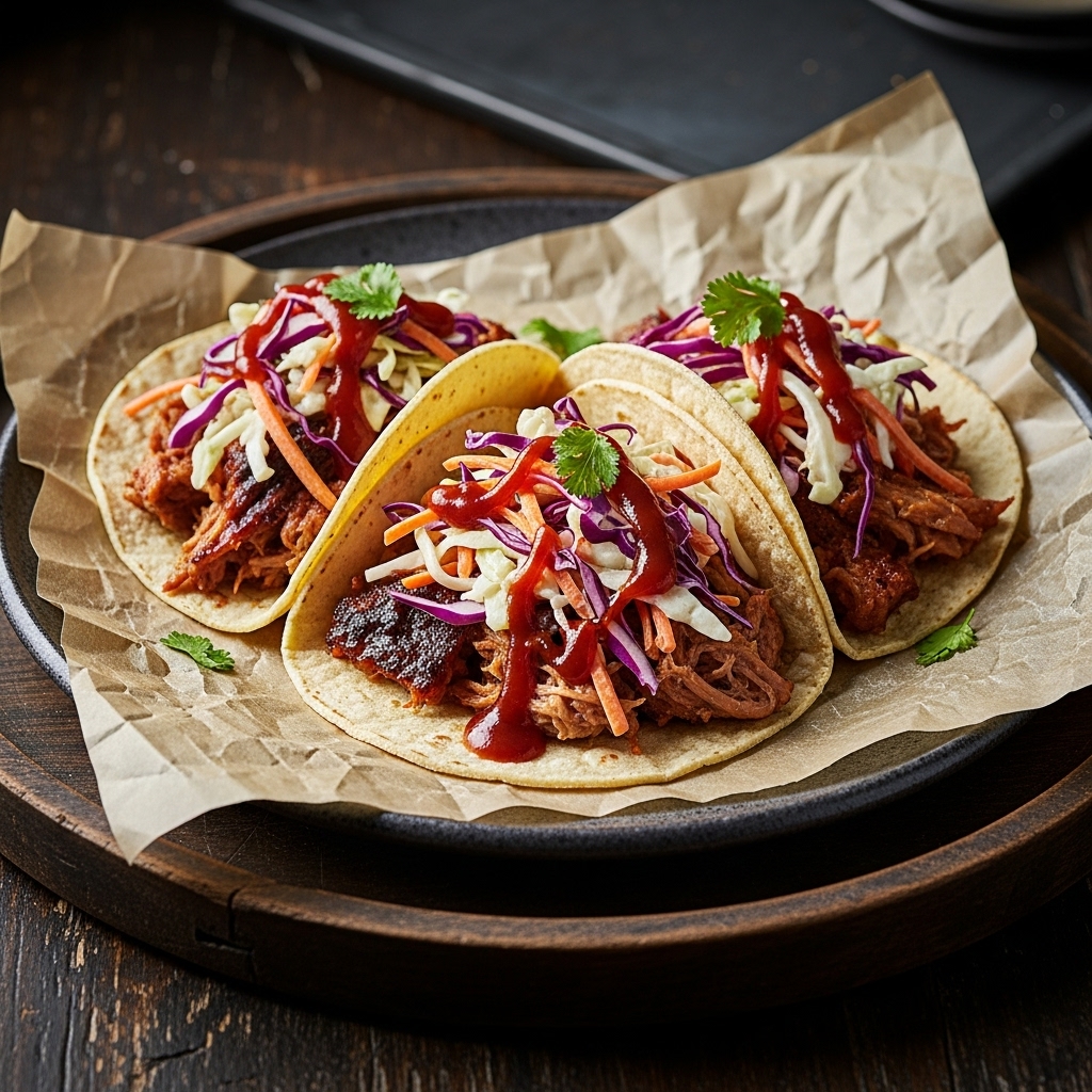 Smoky Memphis Barbecue Pulled Pork Tacos