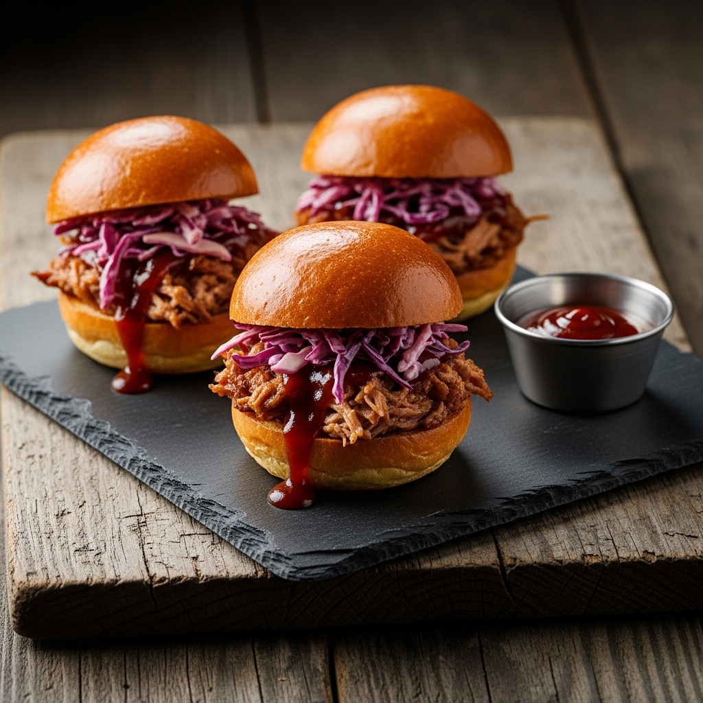 Smoky Memphis Pulled Pork Sliders