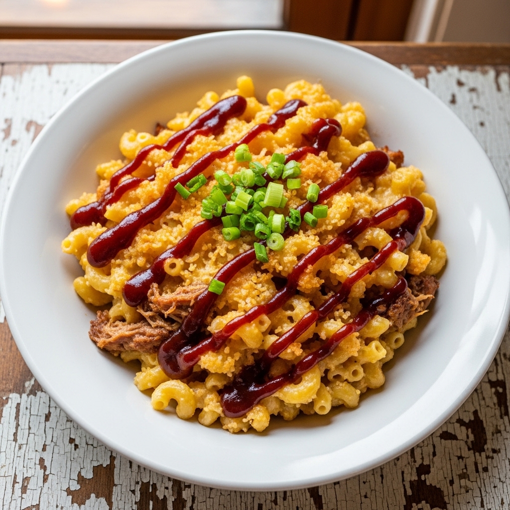 Smoky Mountain BBQ Baked Mac and Cheese