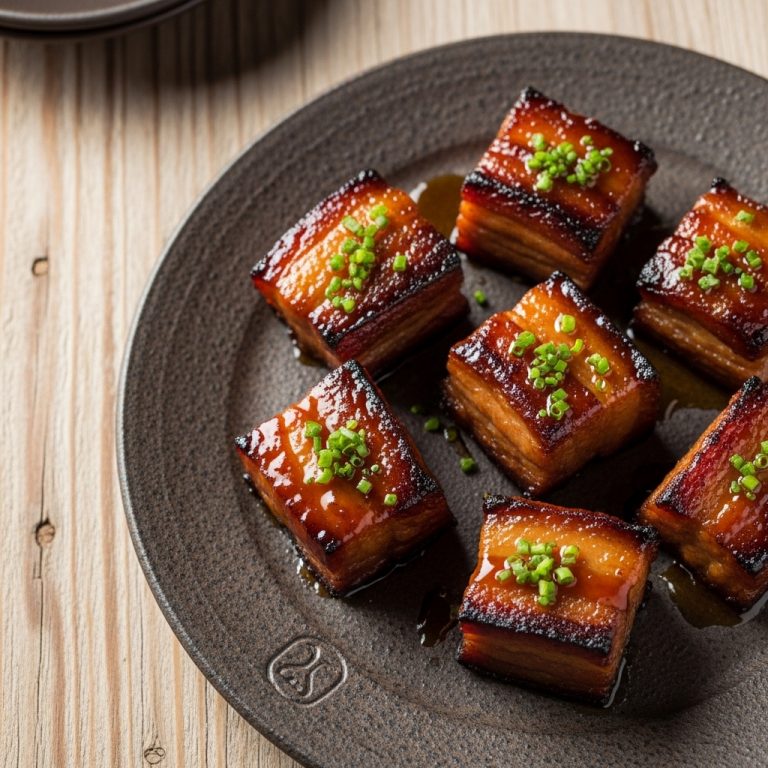 Smoky Mountain Bourbon Glazed Pork Belly Bites
