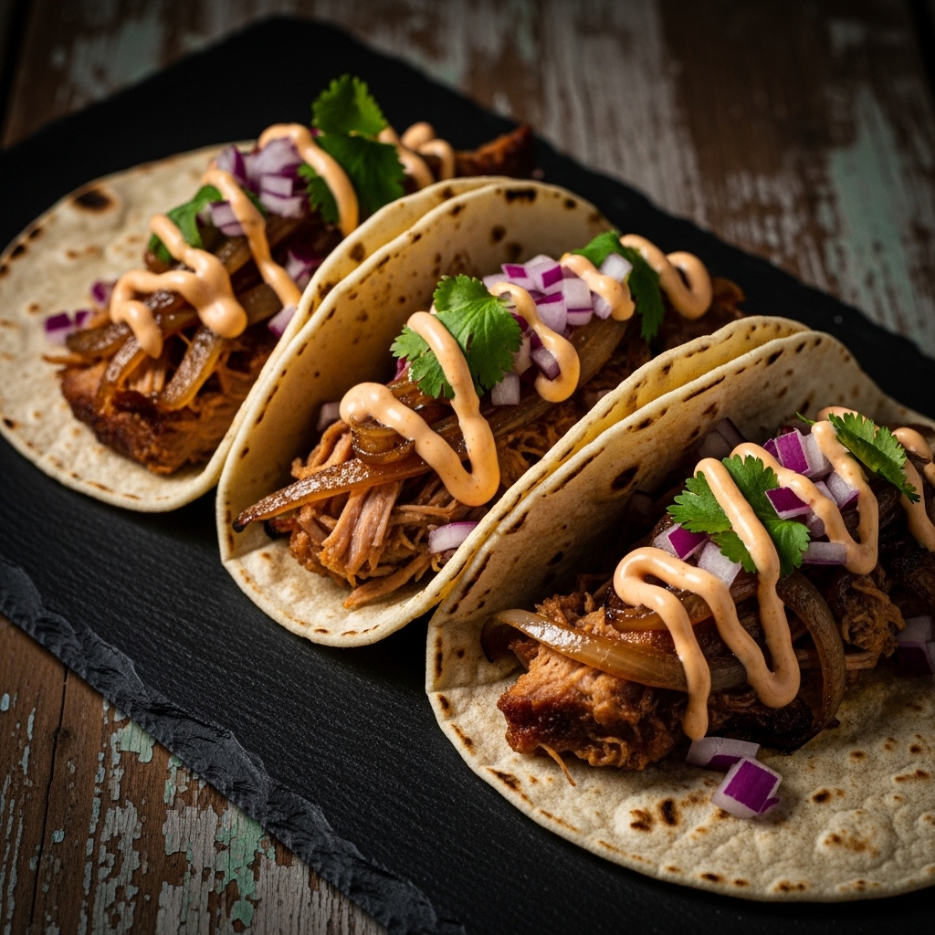 Smoky Mountain Carnitas Tacos
