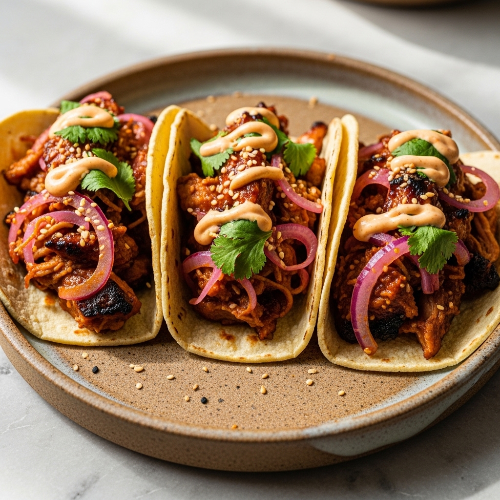 Smoky Mountain Firecracker Pork Tacos