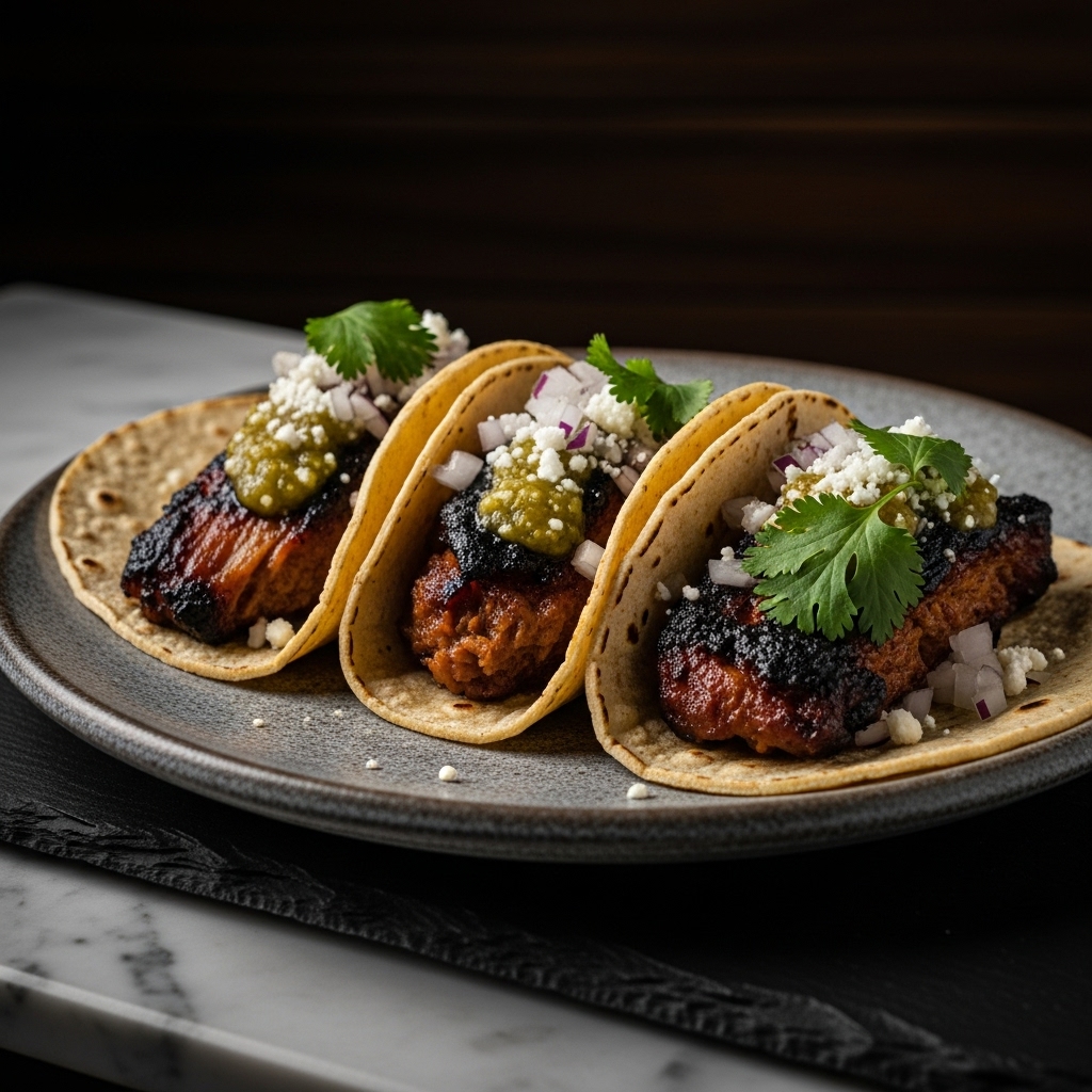 Smoky Sizzling Carnitas Tacos