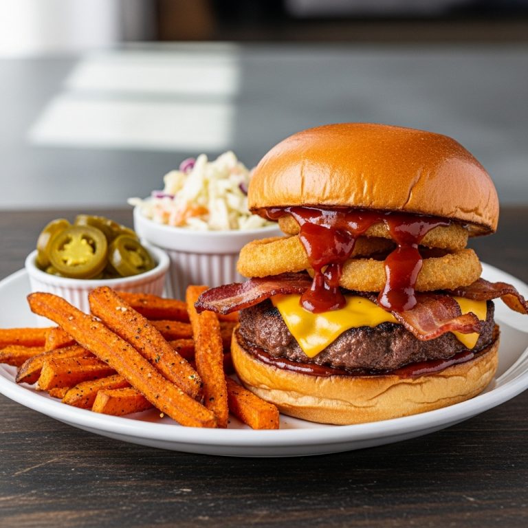 Smoky Southern BBQ Burger Feast