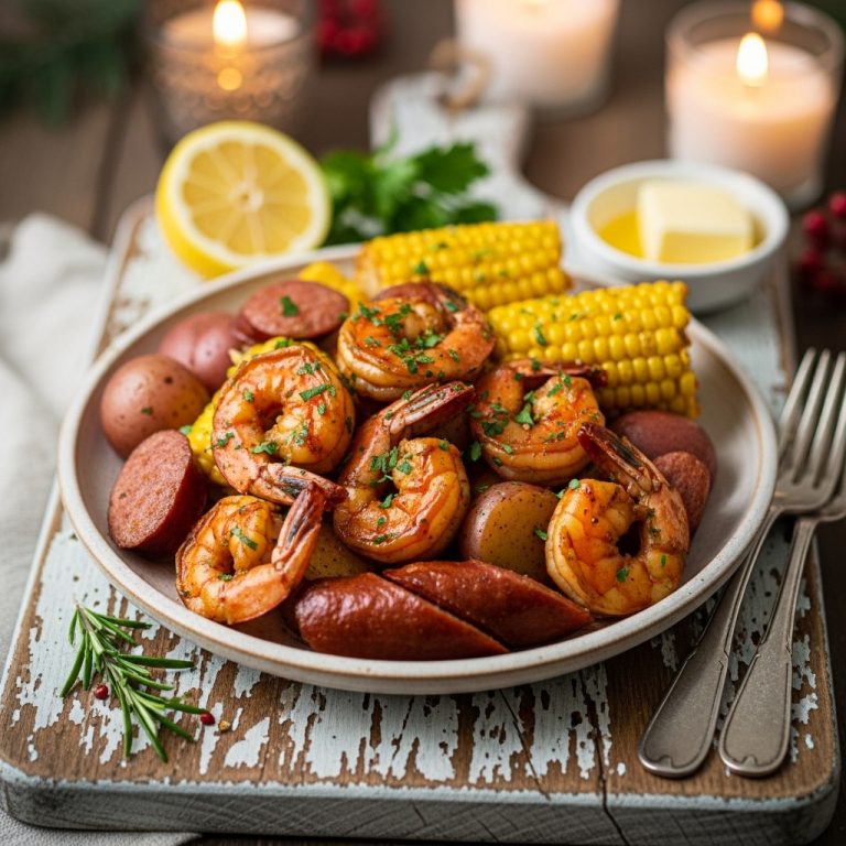 Smoky Southern BBQ Shrimp Boil Dinner