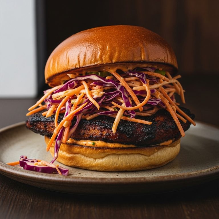 Smoky Southern Grill Chicken Sandwich with Spicy Slaw