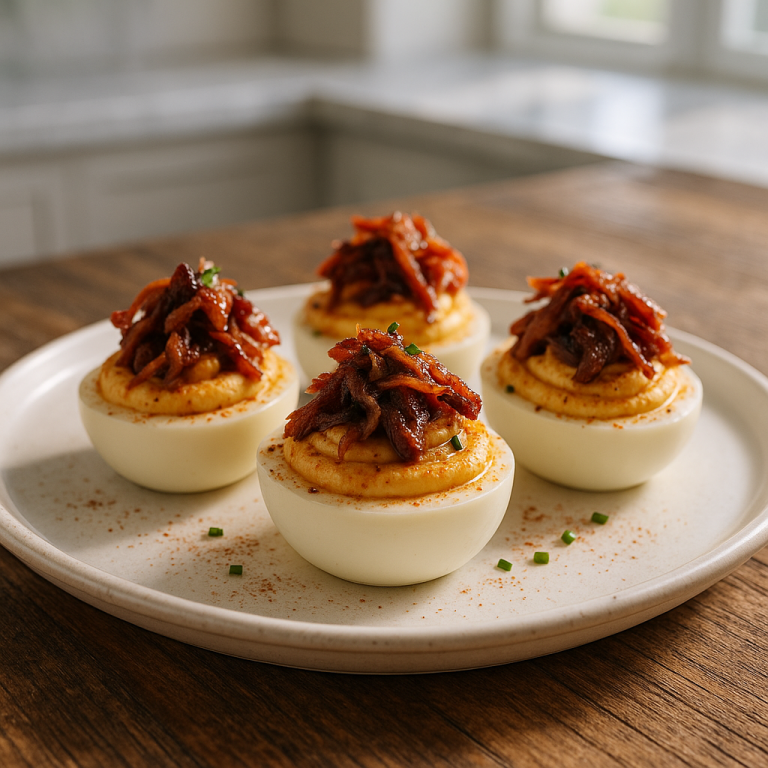 Smoky Southern Grill Deviled Eggs
