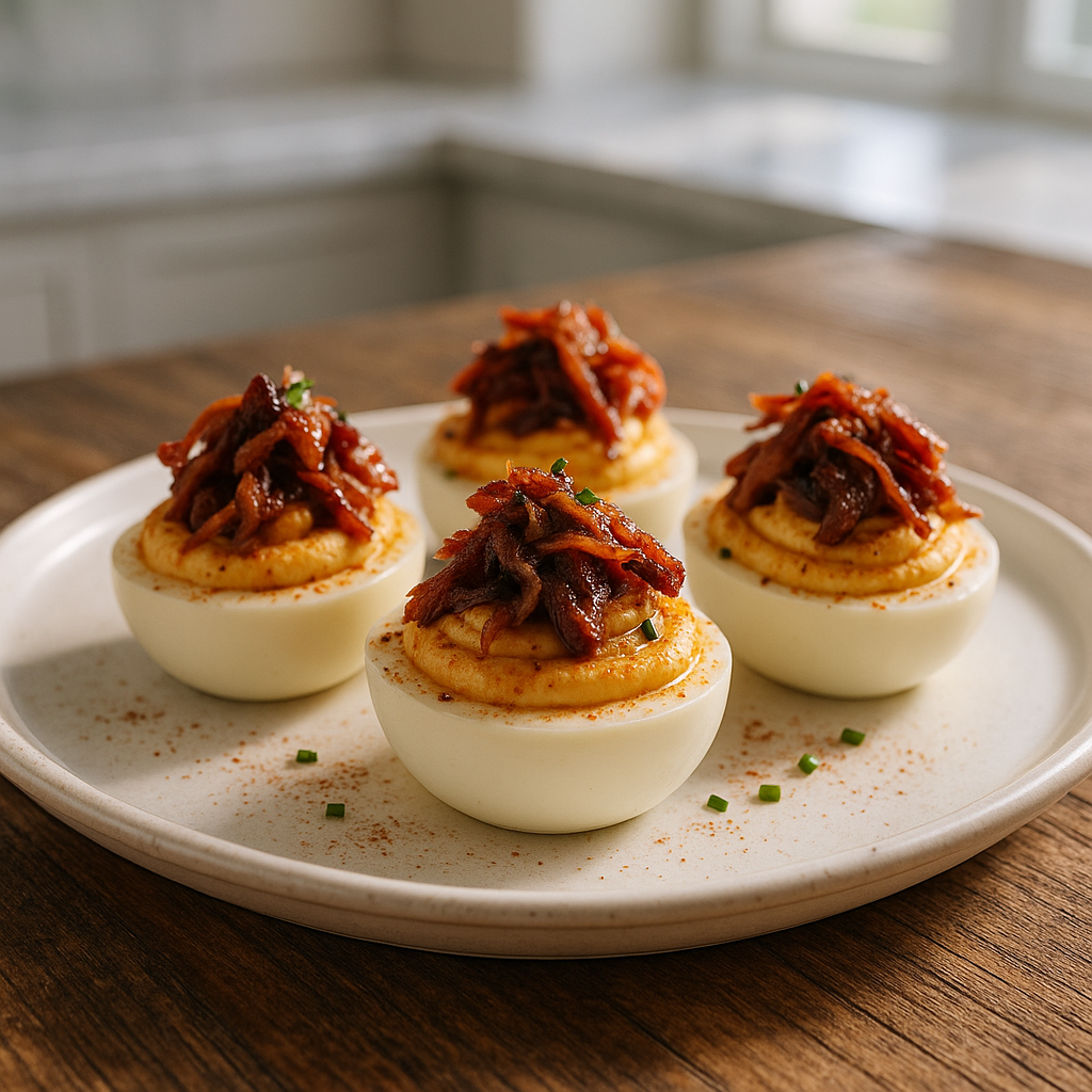 Smoky Southern Grill Deviled Eggs