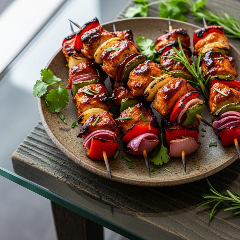 Smoky Southwest BBQ Chicken Skewers