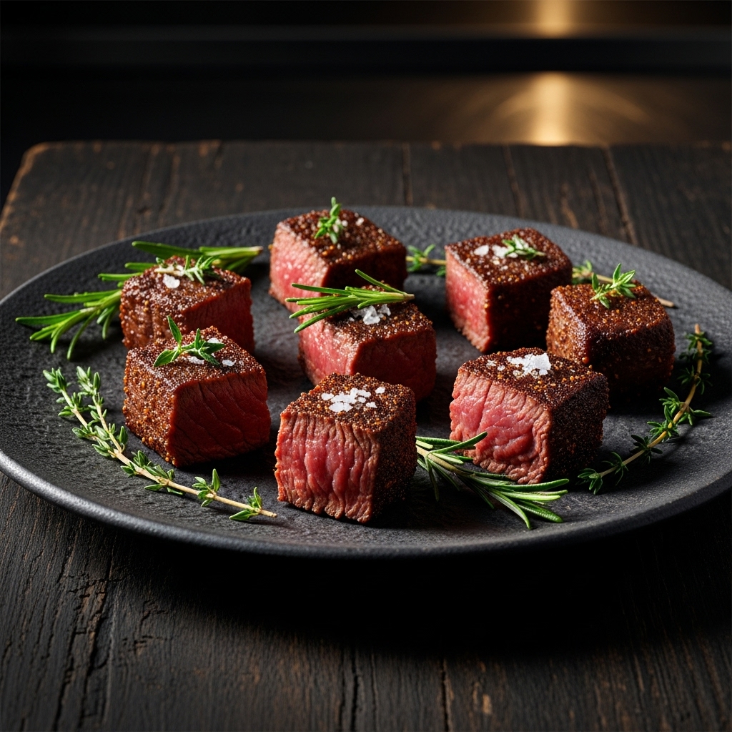 Smoky Spice-Rubbed Beef Tenderloin Bites