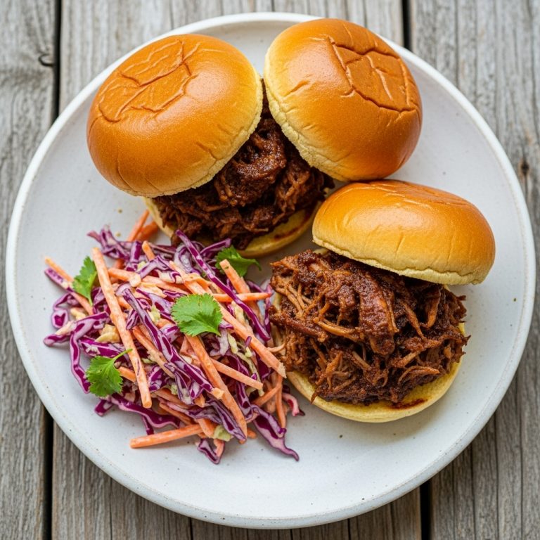 Smoky Spiced Pork Sliders with Sweet and Tangy Slaw