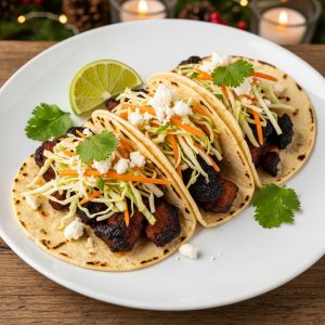 “Smoky Street Tacos with Citrus Slaw”