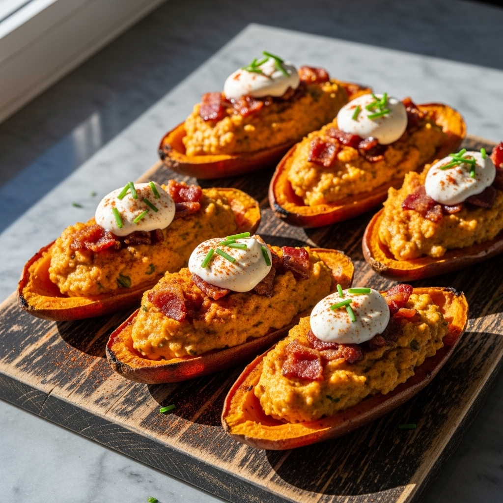 Smoky Sweet Potato Skins – A Southern Grill Appetizer with a Twist