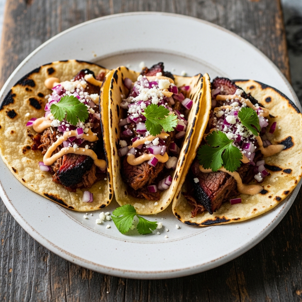 Smoky Texas Trinity Tacos