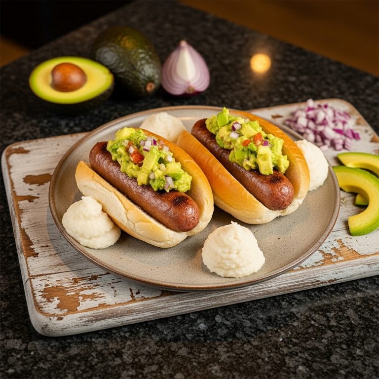 South African Breakfast Delight: Boerewors Rolls with Avocado Salsa & Pap