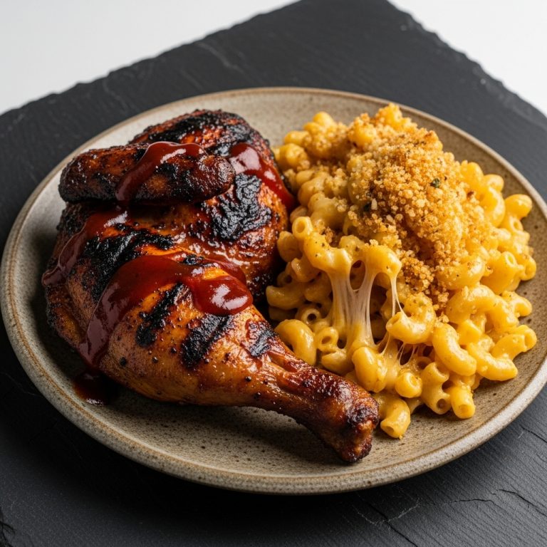 Southern Grill Dinner: Memphis BBQ Chicken & Smoky Mac ‘n Cheese