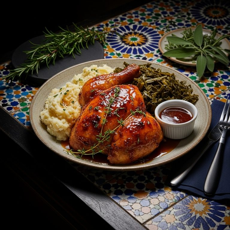 Southern Grill Dinner with Honey Bourbon Glazed Chicken