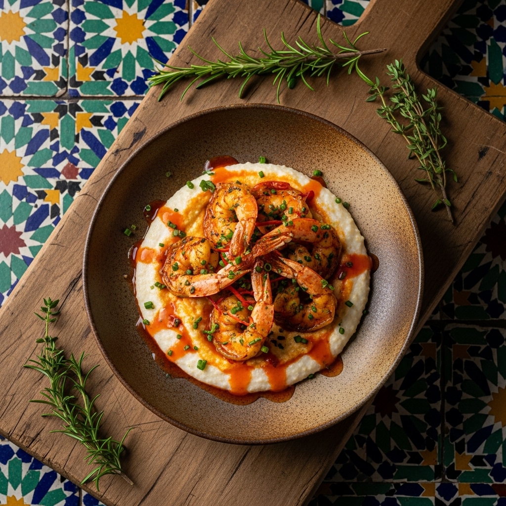 Southern Grill Lunch: Firecracker Shrimp & Grits