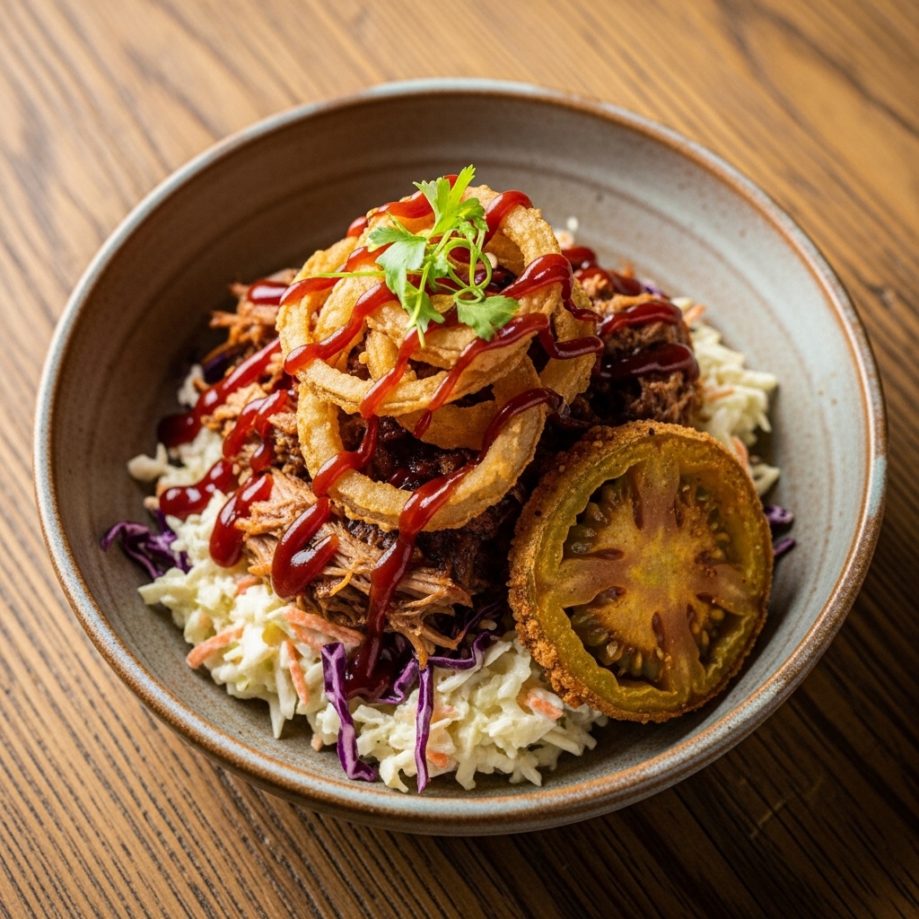 Southern Grill Lunch: Memphis BBQ Burger Bowl