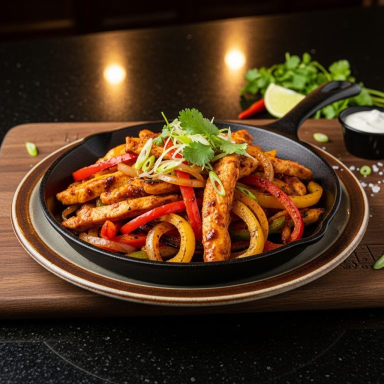 Southern Grill Snack: Firecracker Chicken Fajita Skillet