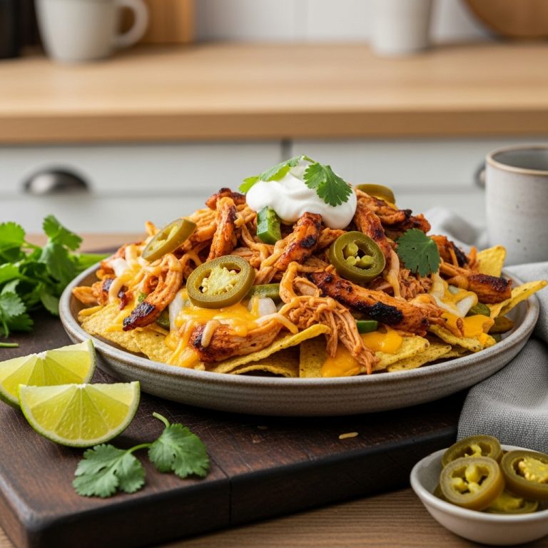 Southern Grill Snack: Smoky BBQ Chicken Nachos