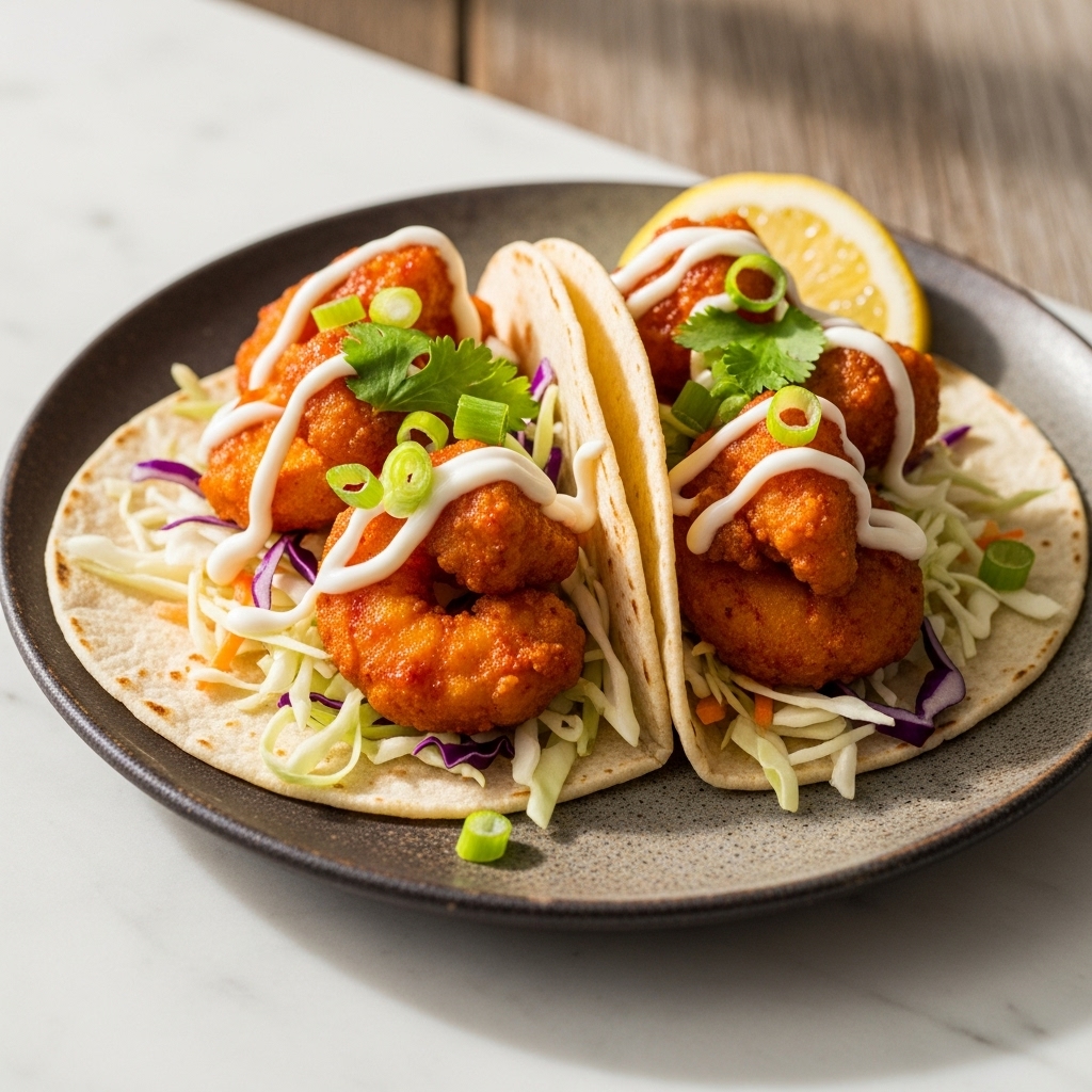 Southern Grill Street-Food Classic: Firecracker Shrimp Tacos